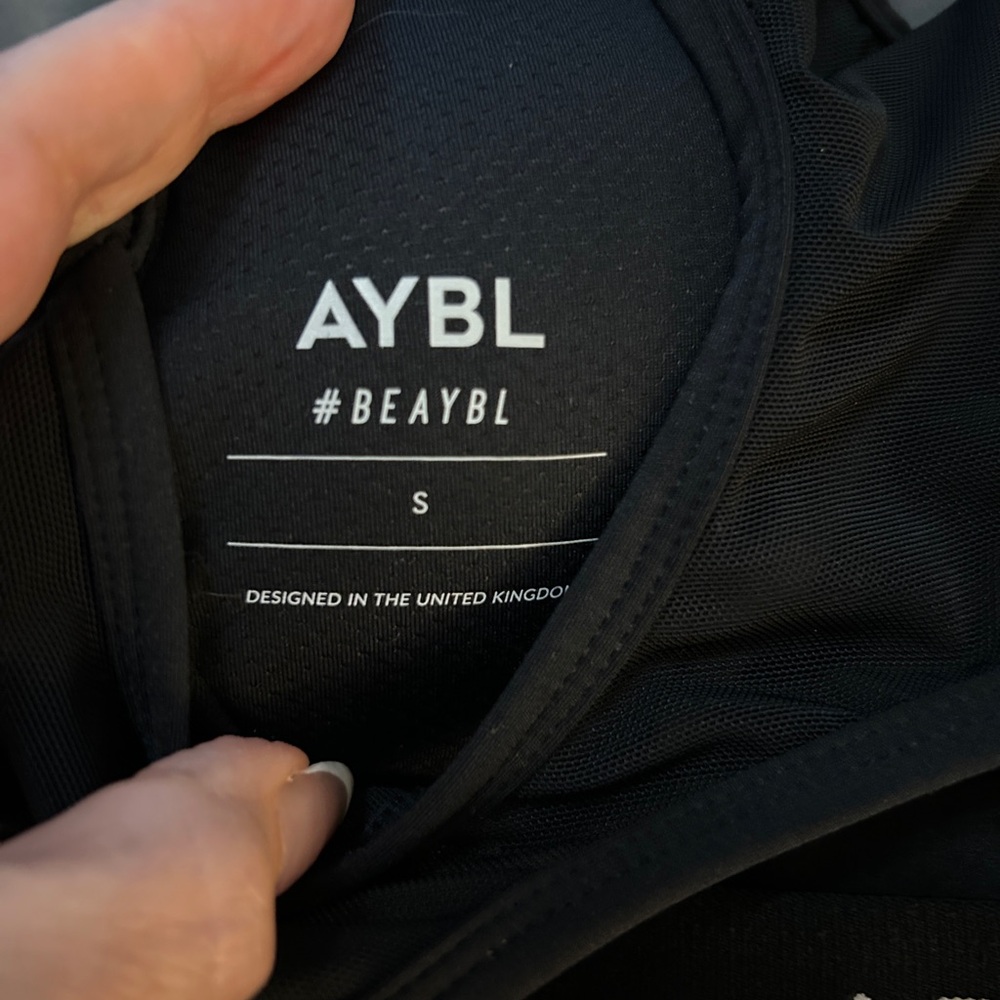 AYBL black training sports bra size small - Picture 5 of 5